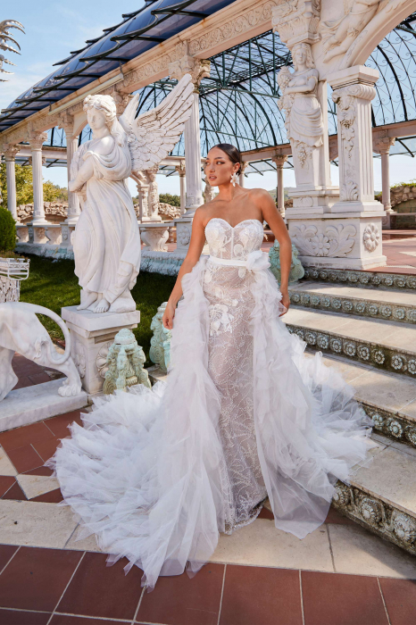 Luxurious detachable ruffles train [2]