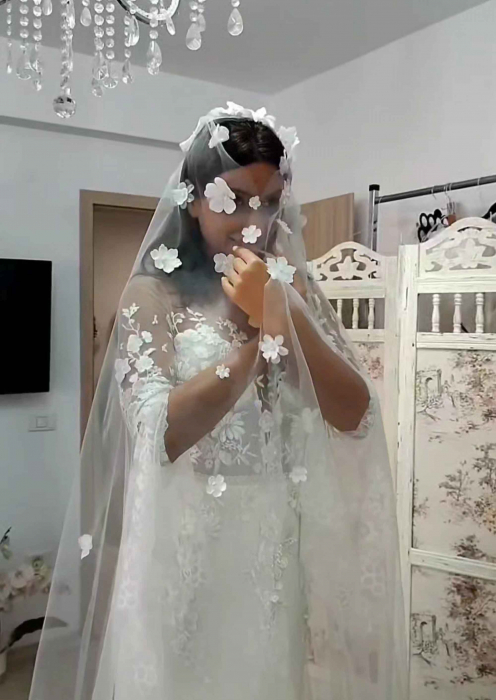 Floral wedding veil [2]