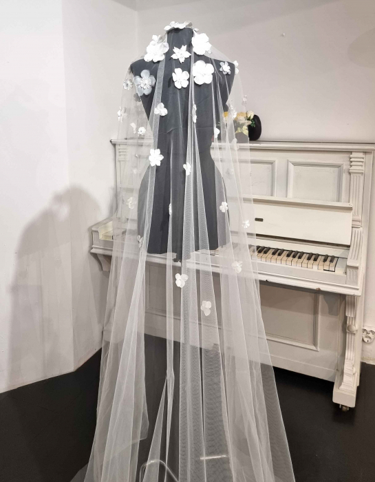 Floral wedding veil [3]