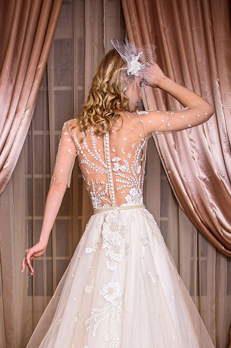 Nestoria- A-line lace wedding dress [3]