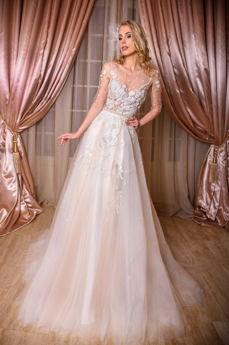 Nestoria- A-line lace wedding dress [2]