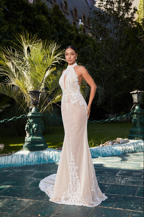 Lace mermaid wedding dress Brenda [4]