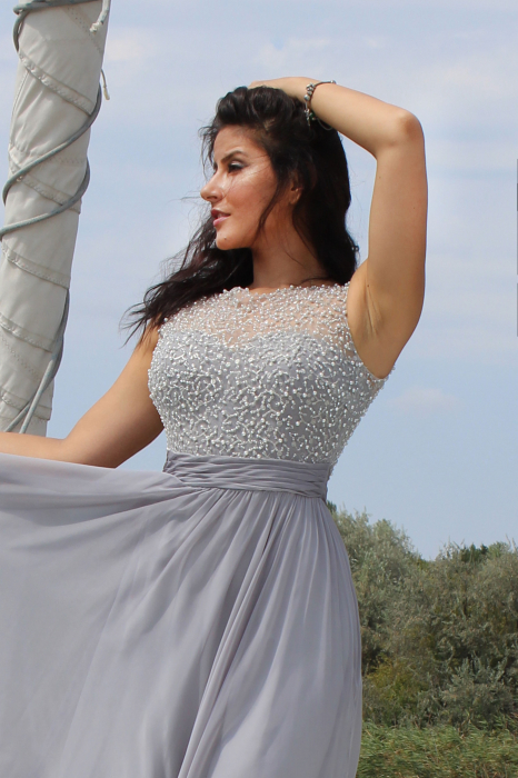 Pearls evening dress- 2516 [3]