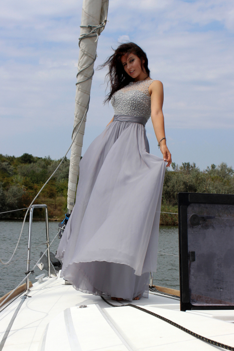 Pearls evening dress- 2516 [2]