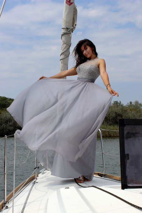 Pearls evening dress- 2516 [6]