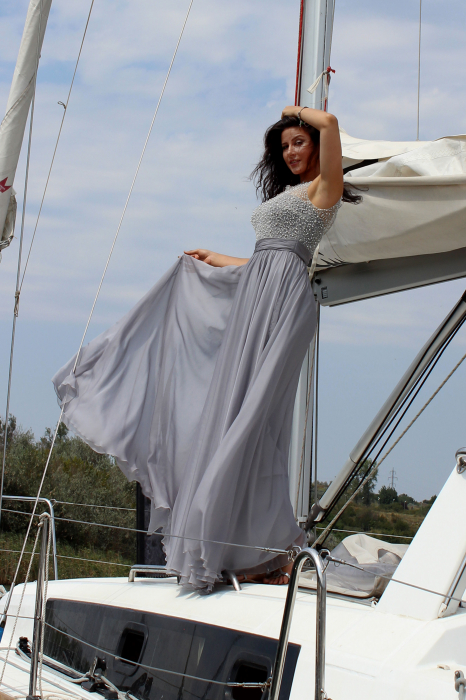 Pearls evening dress- 2516 [4]