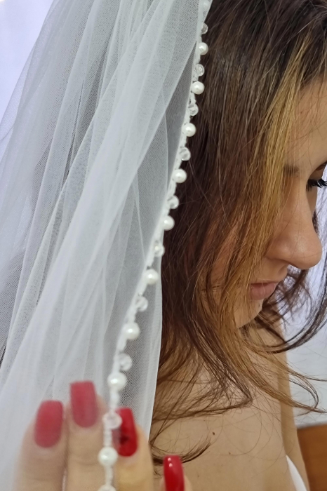 Beaded edge bridal veil [2]