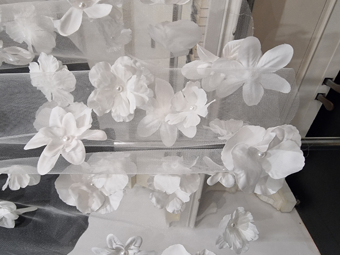 Flowers wedding veil [3]