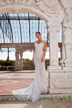 Luxury sparkling mermaid wedding dress [2]