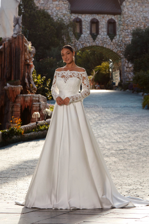BRIDAL - Elegant a-line wedding dress