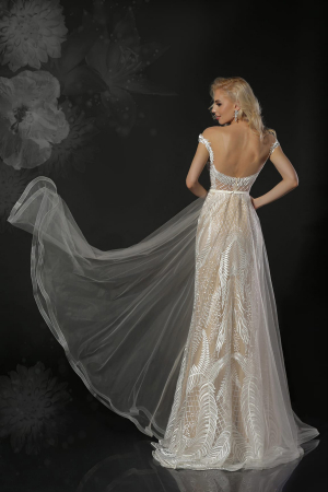 Calista- Mermaid wedding dress with detachable skirt [2]