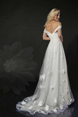 Catalina- Romantic floral wedding dress [1]