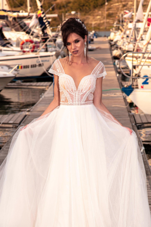 Crystal- Lace & tulle light wedding dress [4]