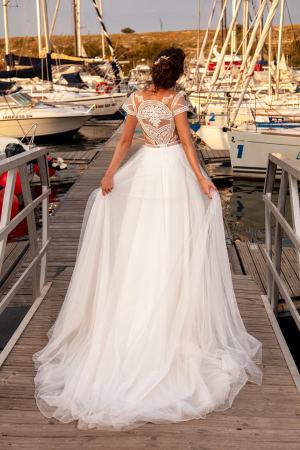 Sparkly & Glitter - Crystal- Lace & tulle light wedding dress