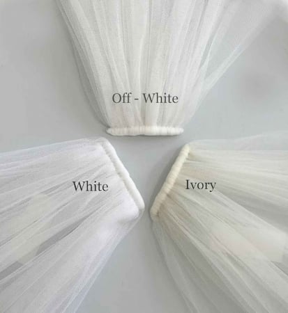 Double tier lace bridal veil [8]