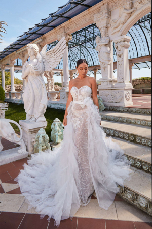 Luxurious detachable ruffles train [3]
