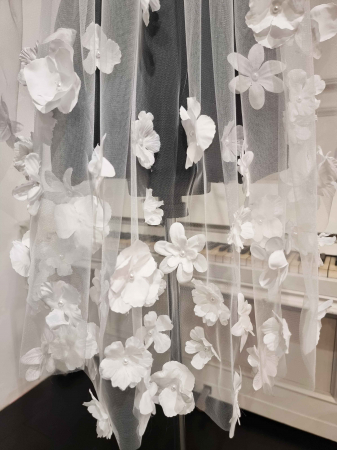 Flowers wedding veil [0]