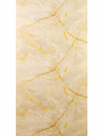 Plăci decorative marmorate - Imperial Honey Shine Marble – Placa PVC Marmura Galbena