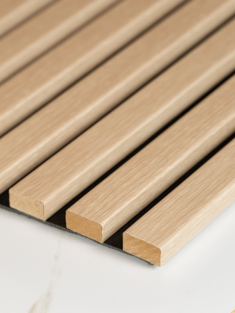 Panouri riflate - Panou riflat fonoabsorbant 280x50cm - Linen Wood