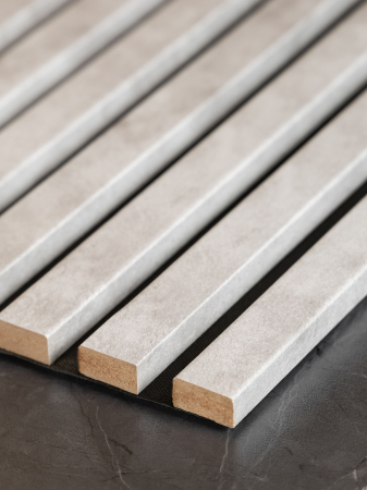 Panouri riflate - Panou riflat fonoabsorbant 280x50cm - Stone Grey