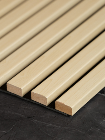 Panouri riflate - Panou riflat fonoabsorbant 280x50cm - Ivory Wood