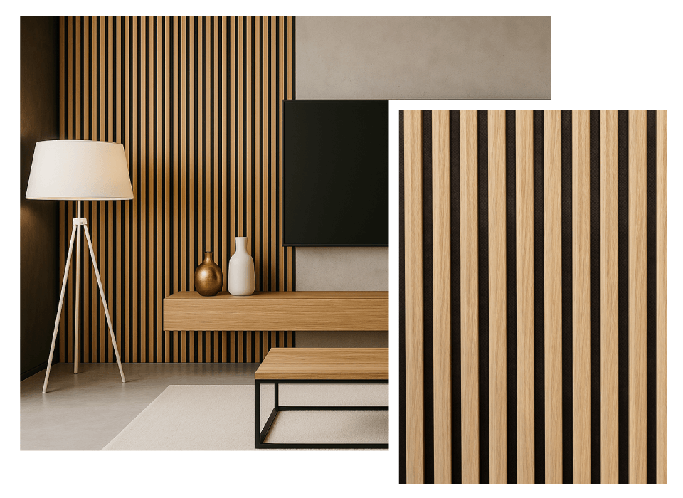 Transformă-ți pereții cu panouri riflate premium