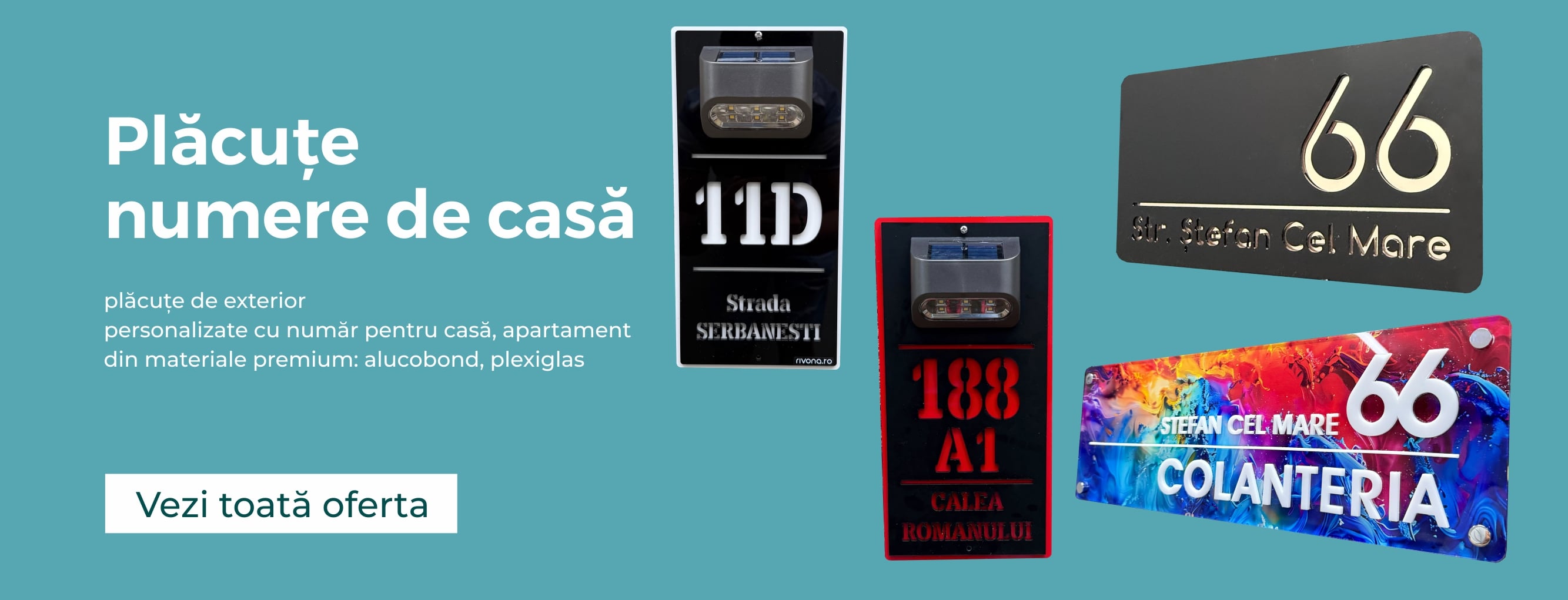 Placute casa personalizate