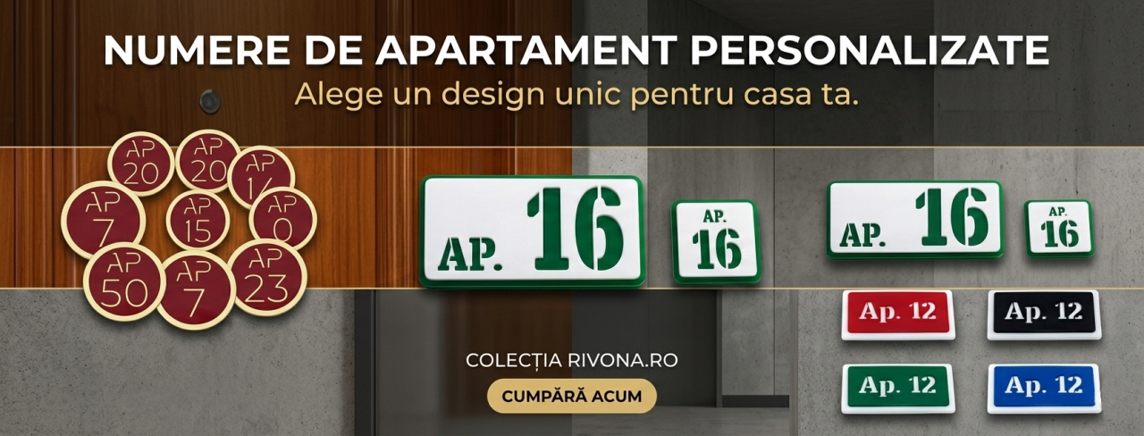 Placute numere apartament
