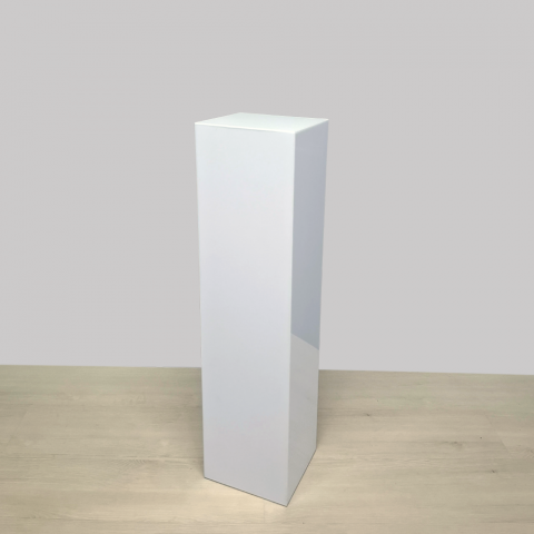 Coloană plexiglas alb 800x200 mm - decor evenimente [1]