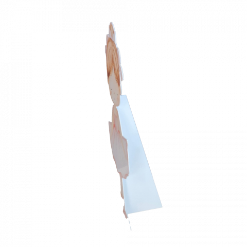 Figurină balerină din PVC cu autocolant și suport, decor pentru săli de dans și evenimente. [2]