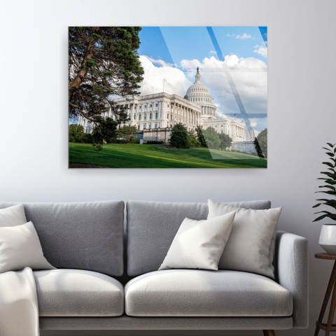 tablou din sticla acrilica United States Capitol Washington DC perspectiva diagonala [1]