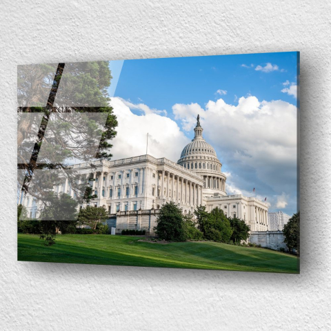 tablou din sticla acrilica United States Capitol Washington DC perspectiva diagonala [2]