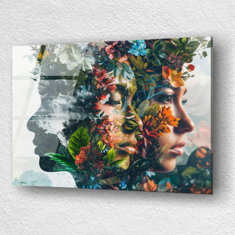 Tablou din sticlă acrilică Ethereal Bloom [2]