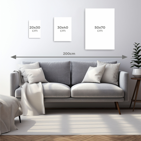 tablou din sticla acrilica Solaria Lumen cu arbore aurit si alb intr-un peisaj stancos [5]