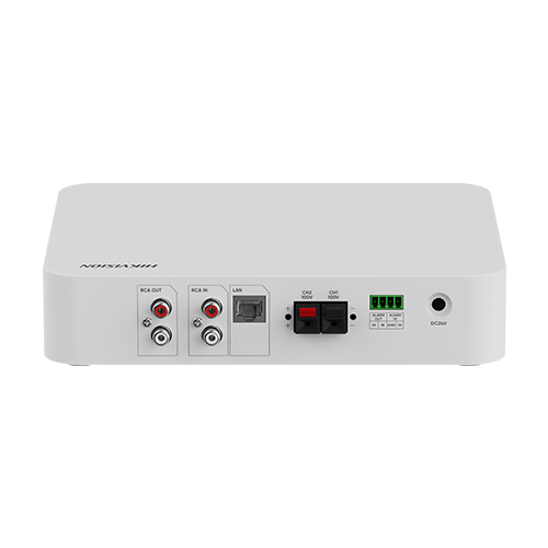 Amplificator IP 1 zona, 40W, Alarma, USB, Bluetooth - HIKVISION DS-QAE1A40G1-VB [2]