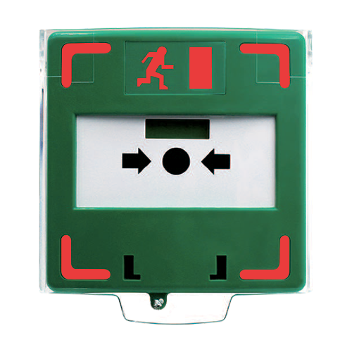 Buton aplicabil din plastic pentru iesire de urgenta, LED, buzzer (PICTOGRAMA) CSB-803 [2]