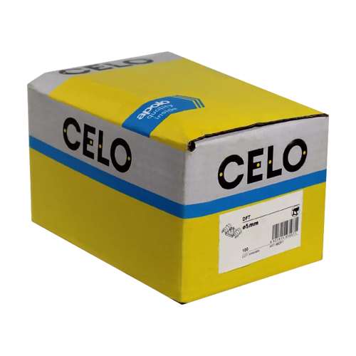 Clema metalica dubla DFT Ã 6.0 mm pentru cablu, fixare pe pistol (100 buc.) - CELO 96DFT [2]