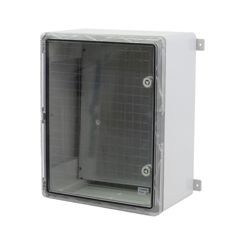 Cutie distributie IP65 din ABS gri, usa transparenta, placa metalica, 400x500x240 mm PP3017 [3]