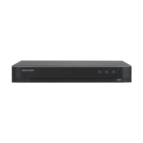 DVR AcuSense, 4 ch analog max. 4K+ 4 ch IP max. 4K, Alarma I/O - HIKVISION iDS-7204HTHI-M1-S(4A+4/1ALM) [2]