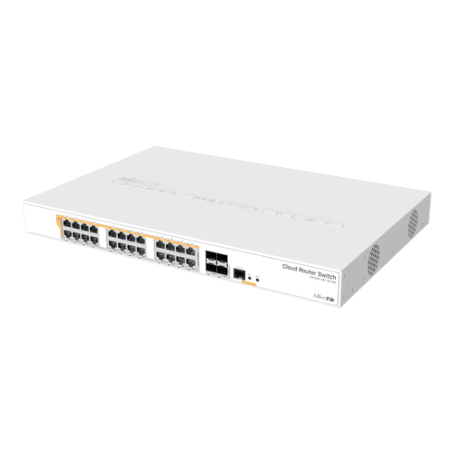 Management Switch 24 x Gigabit PoE+ Out 450W, 4 x SFP+ 10Gbps - Mikrotik CRS328-24P-4S+RM [2]