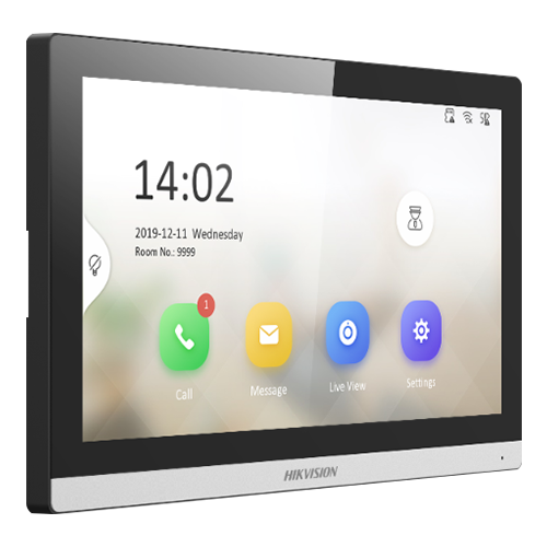 Monitor videointerfon TCP/IP, Wi-Fi, ecran LCD 7', Alarma - HIKVISION DS-KH6350-WTE1 [2]