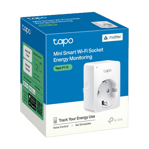 Priza inteligenta, 16A Wi-Fi, control vocal, monitorizare consum - TP-Link Tapo TapoP110 [3]