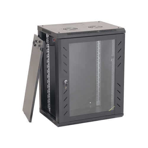Rack perete 18U 19' 600x600, capacitate incarcare 80 Kg, negru - ASYTECH Networking ASY-18U-6060W [3]