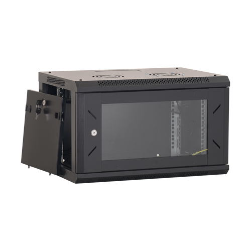 Rack perete 4U 19'' 600x600, capacitate incarcare 80 Kg, negru - ASYTECH Networking ASY-4U-6060W [4]