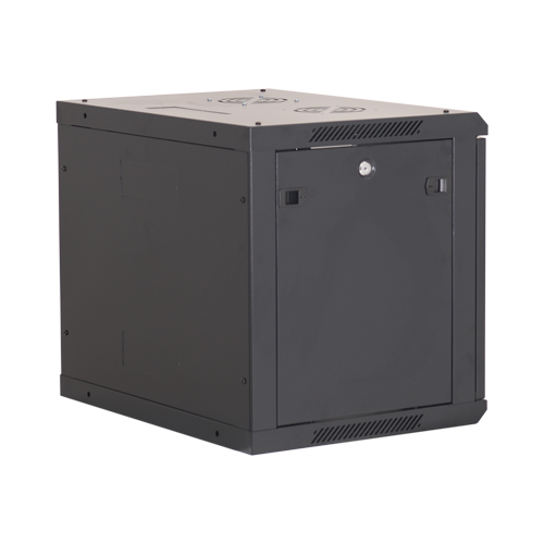 Rack perete 9U 19' 600x600, capacitate incarcare 80 Kg, negru - ASYTECH Networking ASY-9U-6060W [3]