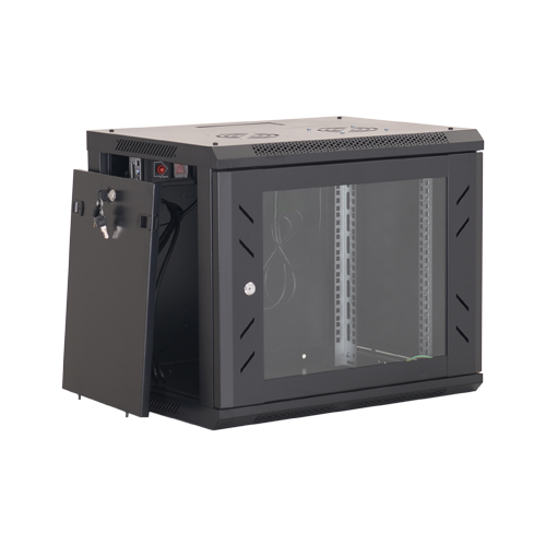 Rack perete 9U 19' 600x600, capacitate incarcare 80 Kg, negru - ASYTECH Networking ASY-9U-6060W [2]