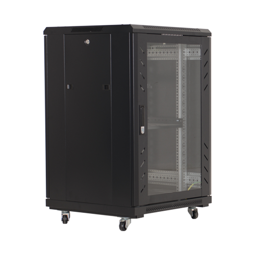 Rack podea 27U 19' 600x800, capacitate incarcare 500 Kg, negru - ASYTECH Networking ASY-27U-6080E [2]