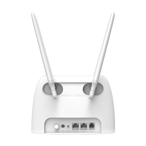 Router 4G, Wi-Fi, N300, 2.4GHz, 1 x SIM, 2 x RJ45 10/100 Mbps, 1 x RJ11 - TENDA TND-4G06 [3]