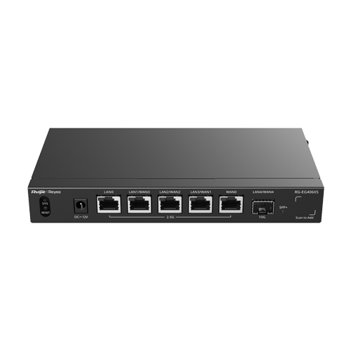 Router 5 x RJ45 2.5G, 1 x SFP+ 10G, Multi-WAN, Cloud Management - Ruijie Reyee RG-EG406XS [2]