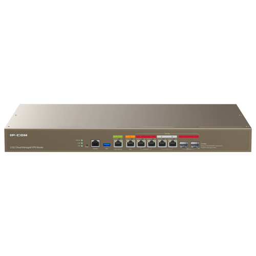 Router VPN, 1 x RJ45 2.5G, 3 x RJ45 1G, 2 x combo SFP/RJ45 1G, Multi-WAN, Cloud Managed - IP-COM M50-F [2]
